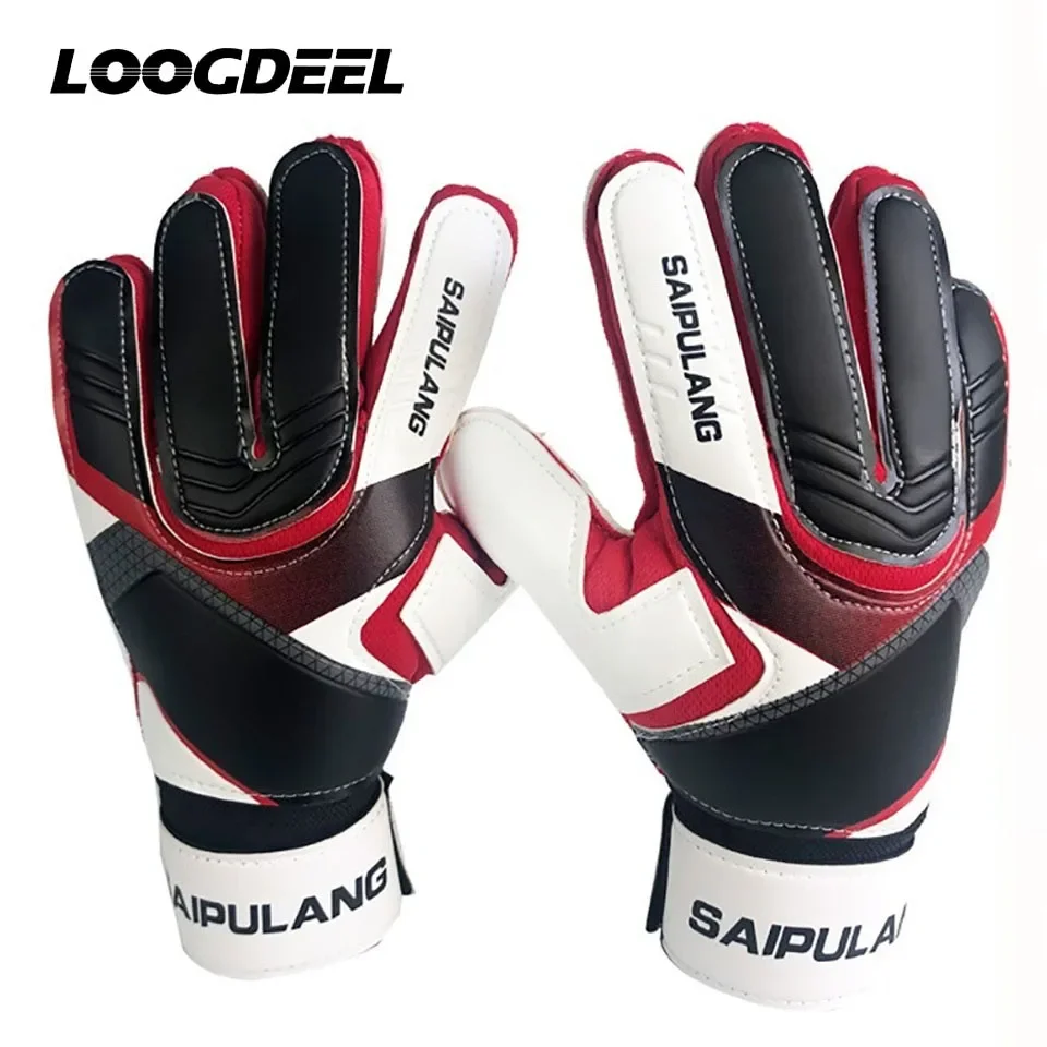 

LOOGDEEL Goalkeeper Gloves Children's Football Training Hand Guard Wear-resistant Anti Slip Soccer Accessories Goalkeeper Gloves