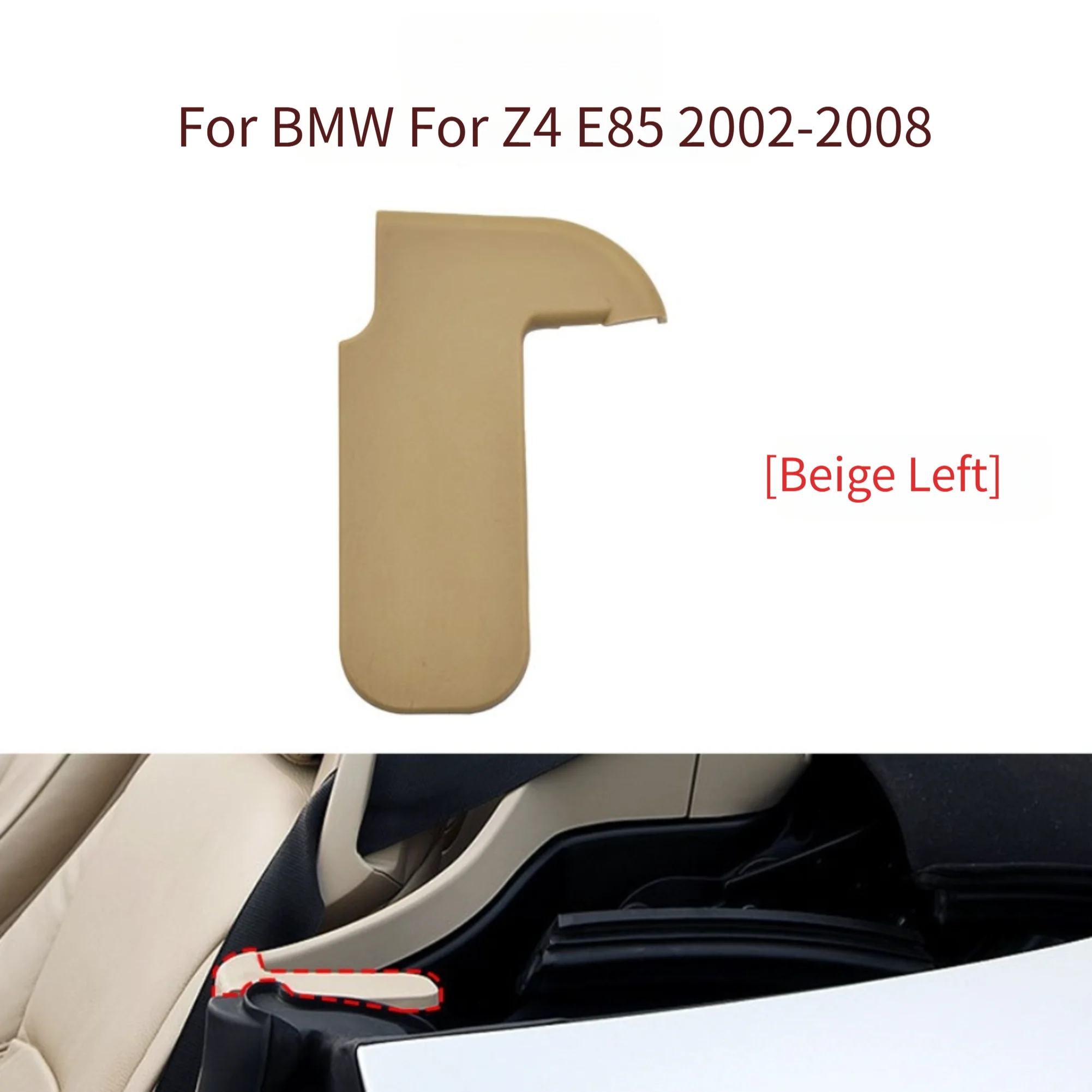 Two Piece Convertible for top Hinge Cover Set for BMW For Z4 2002-2008 OEM Referenced Design 51437079981 51437079982