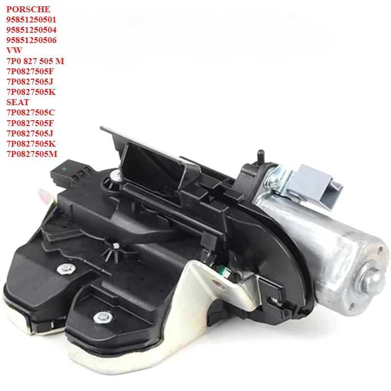 95851250506 Door Boot Lid Lock Tailgate Luggage Actuator For Porsche SEAT Volkswagen 7P0827505C 7P0827505M 7P0827505F