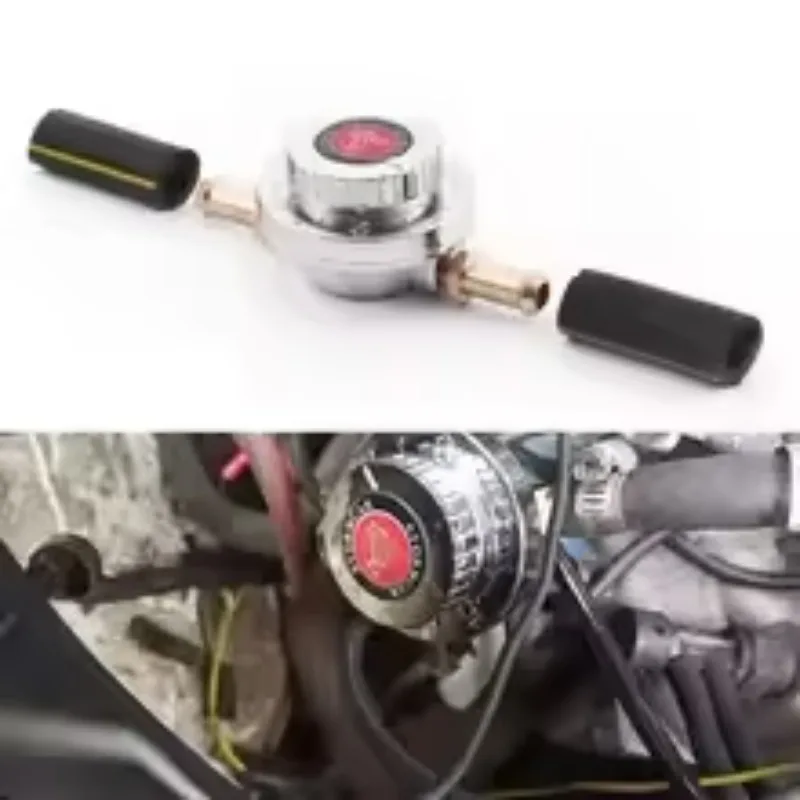 Adjustable Fuel Pressure Regulator Kit, 8MM 10MM Inlet Outlet for Performance Car Tuning, Universal Fit