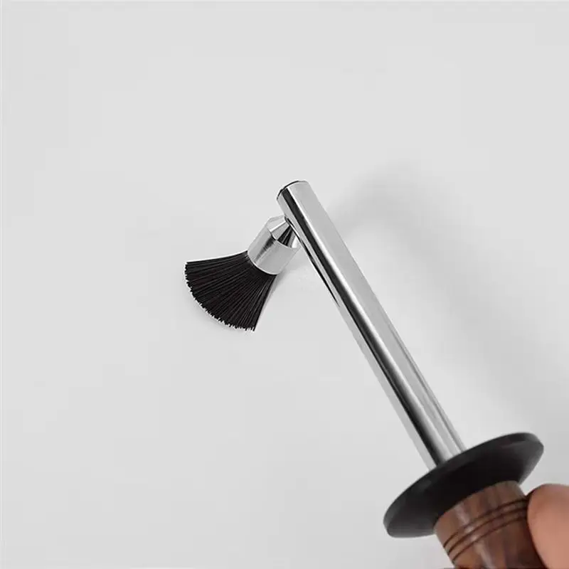 AFOURT-Kaffeemaschinen-Reinigungsbürste, Kaffeebürste, Hochdruckbürste, Verbrühungsschutzgriff, Kaffeerinigungs-Zubehör für Café und Bar – Detail 5