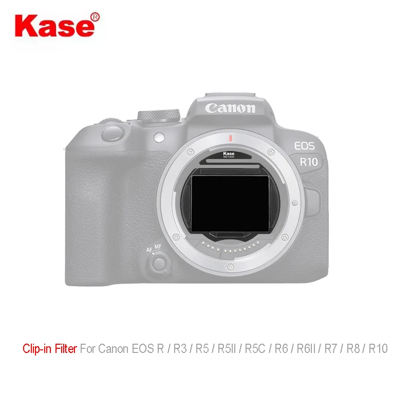 Kase Clip-in Filters For Canon EOS R Series Mirrorless Digital Cameras（R / R3 / R5 / R5II / R5C / R6 / R6II / R7 / R8 / R10）