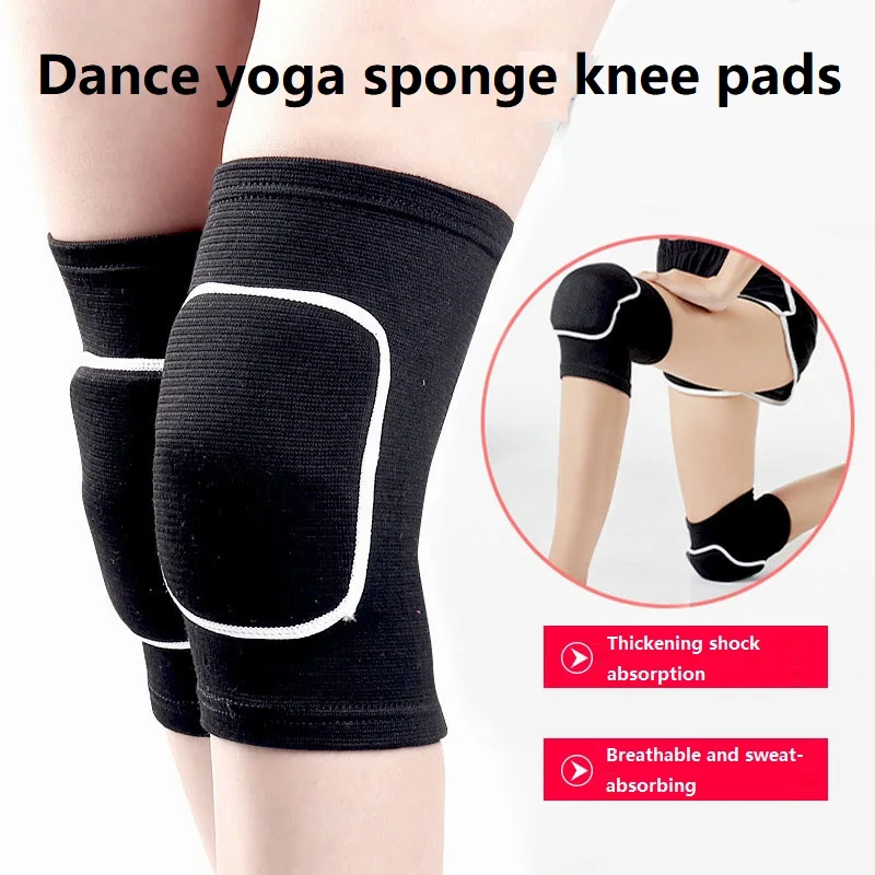 

Knee Support Elastic Compression Knee Pads Thickened Sponge Support for Sports Training Knee Brace HXHZ06