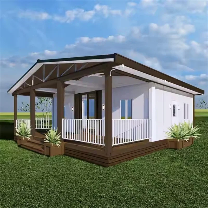 Folding Room Collapsible Prefabricated Homes Steel Frame Modular Villa Expandable Container Residential Container Homes House