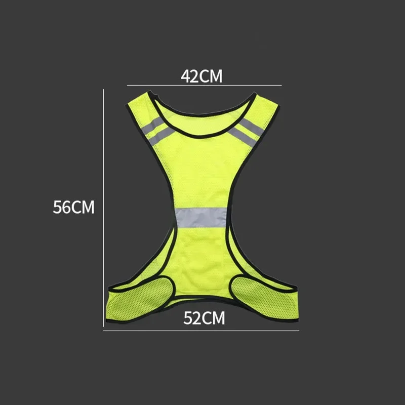 Car Motorcycle Reflective Strip Clothing Emergency Reflective Vest for Safety Traffic High Visibility For Cycling Sports Vest