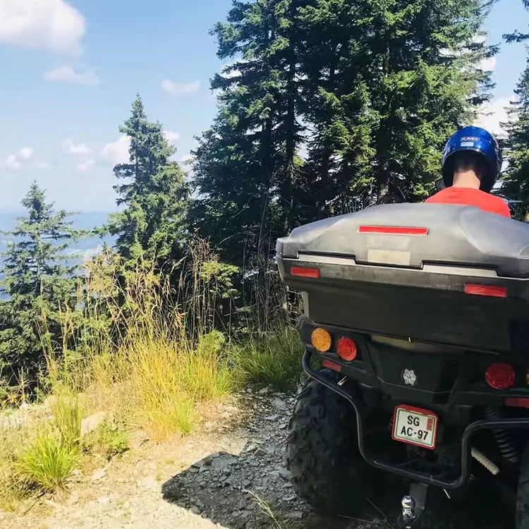 

ATV Spare Parts 95L Rear Box Quad Box ATV QUAD Cargo Trunk Box Luggage Box for BRP CF for MOTO YAMAHA for TGBODES HISUIV SEGWAY