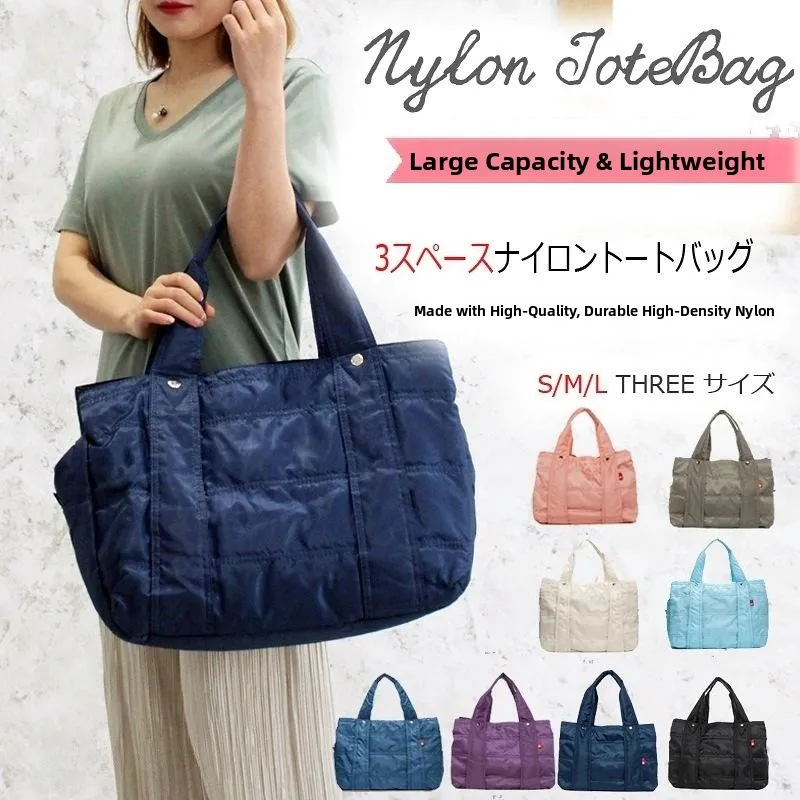 

New Direct Sale Mommy Bag Nylon Oxford Cloth Single Shoulder Bag Short Trip Women's Bag Rose Noire Brand Handbag Daily Match