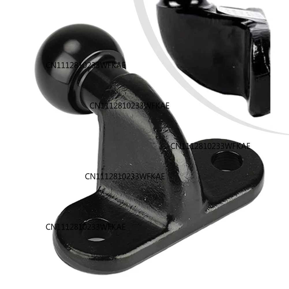 50mm Towing Hitch Ball with 3.5 Ton Rating for Trailer Coupling Solid Cast Steel Build with Dual Hole Mounting Design