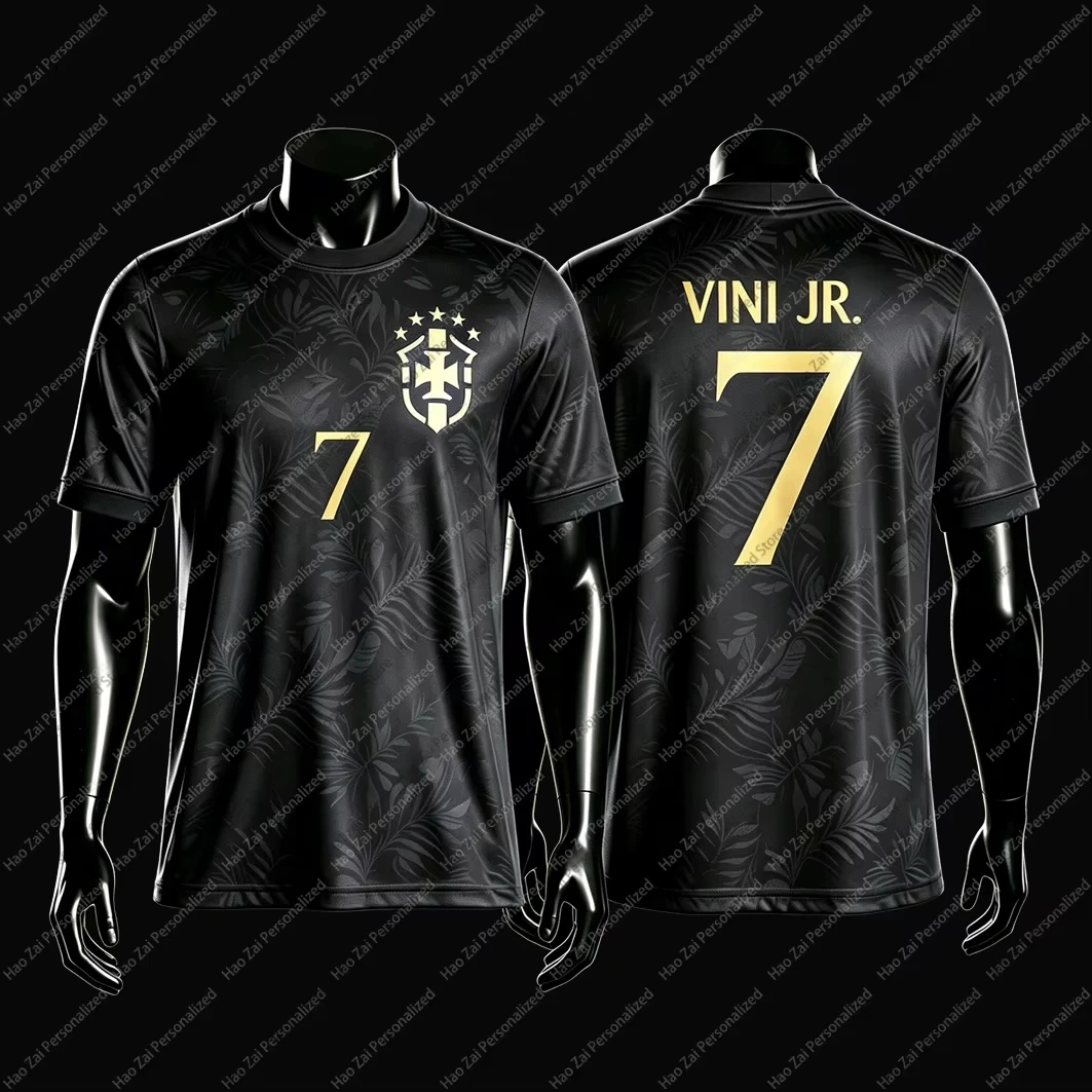 2026 Brazil National Team Fan Edition Jerseys/T-Shirts: Neymar #10 Vinícius #7—Kids Adults Men Women Sports & Casual Tops