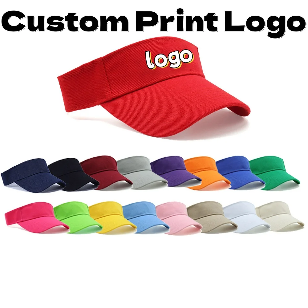 Customized Printed Logo Mao Qing Solid Color Empty Top Hats Outdoor Sports Sun Shading Fashion Personality Duck Tongue Caps