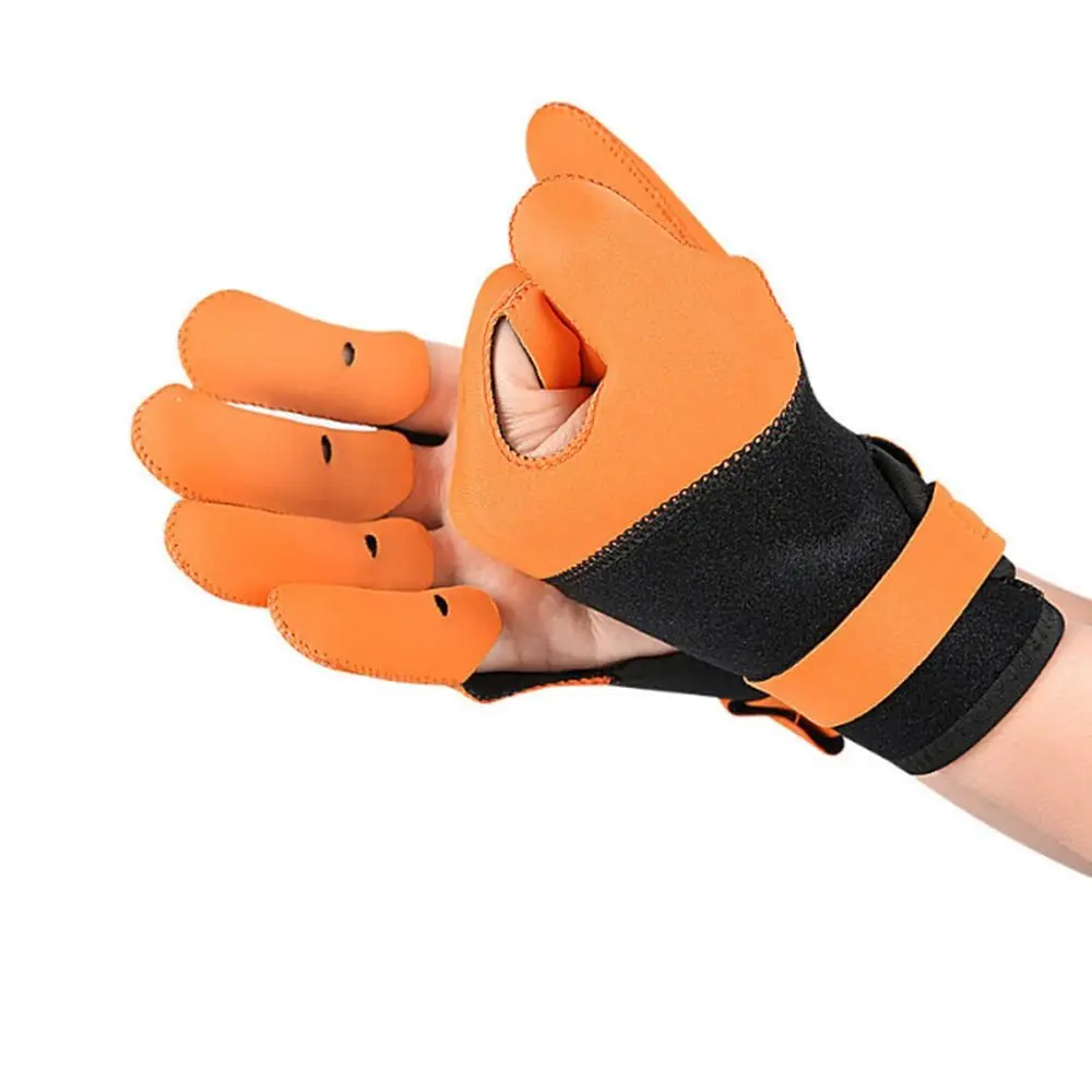 Finger Splint Hand Training Gloves Anti Spasticity Hand Brace Finger Exerciser High Elasticity Breathable Protective Gloves
