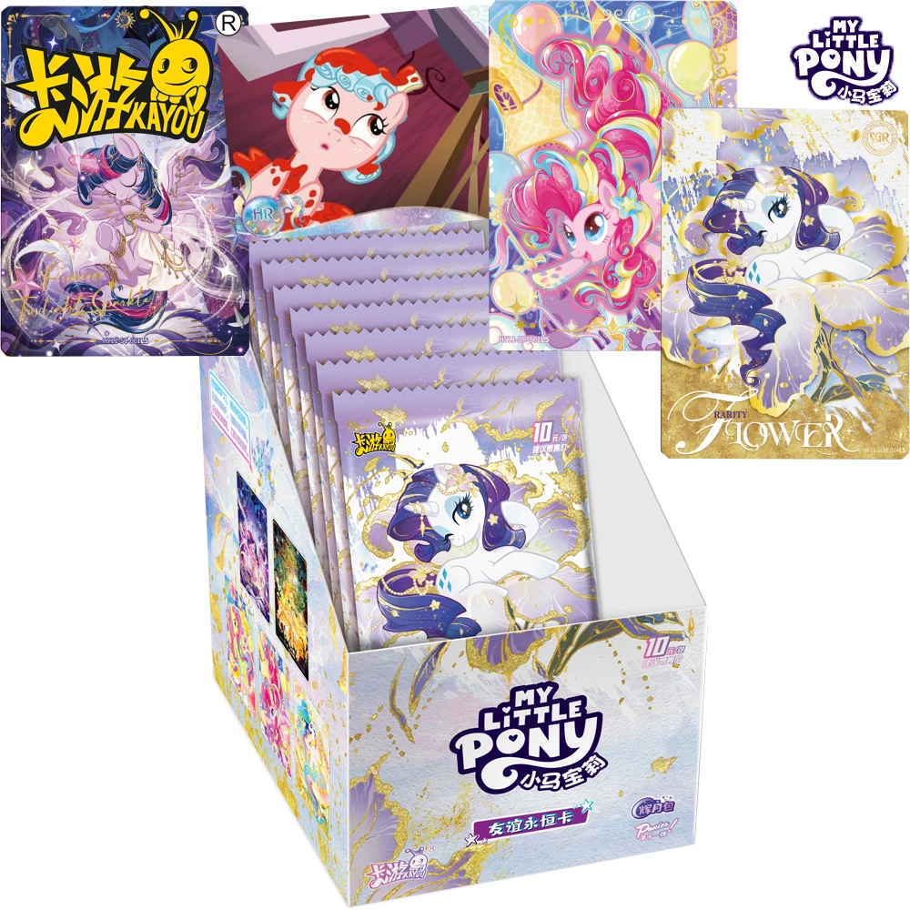 Genuine KAYOU My Little Pony Collection Card Friendship Eternal Series Classic Animation Exquisite Peripheral Character Cards