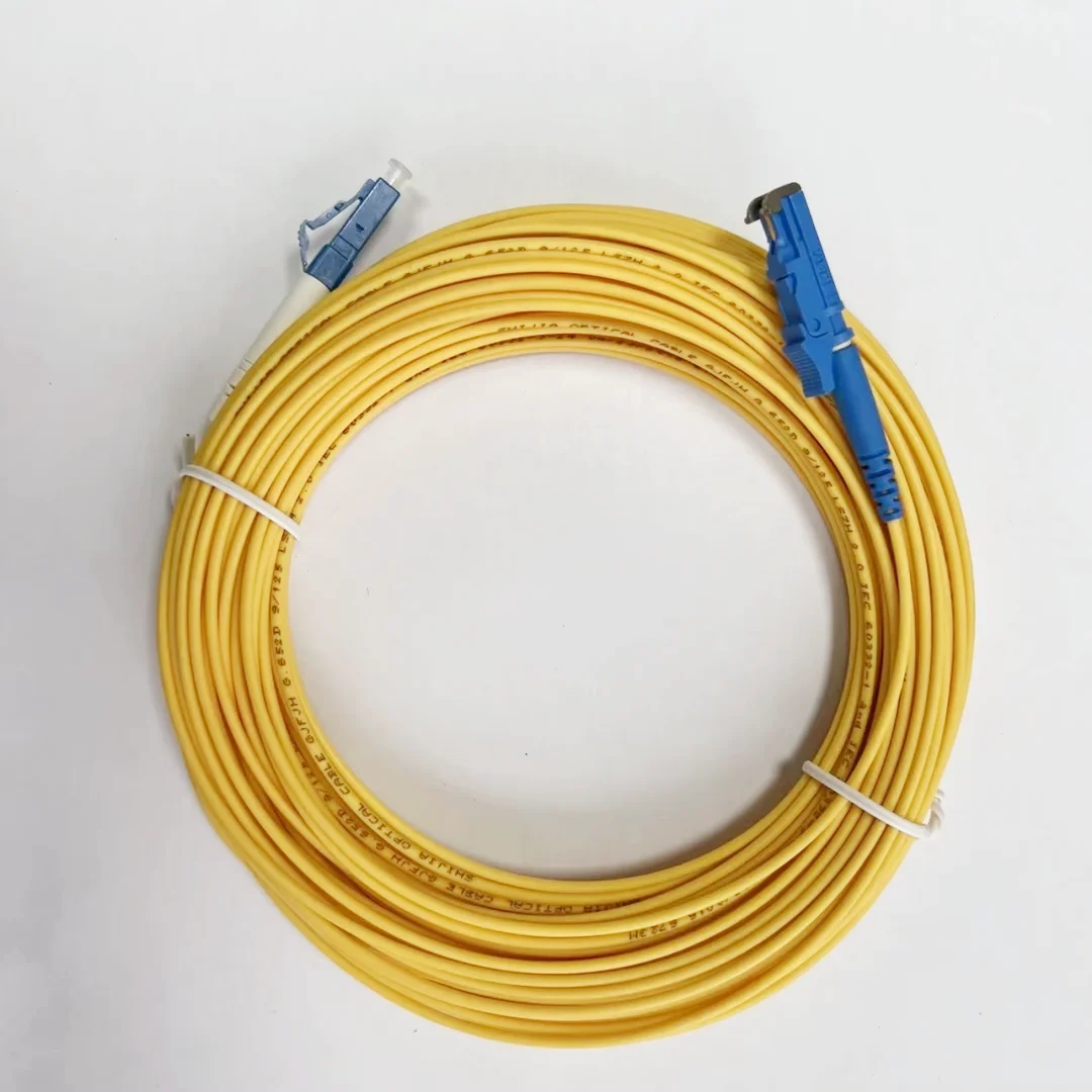 fiber patch cord E2000-LC LC/APC Simplex Singlemode 1m 3m 5m 7m 10m 9/125um optical fibre jumper E2000/UPC-LC/APC E2K elink