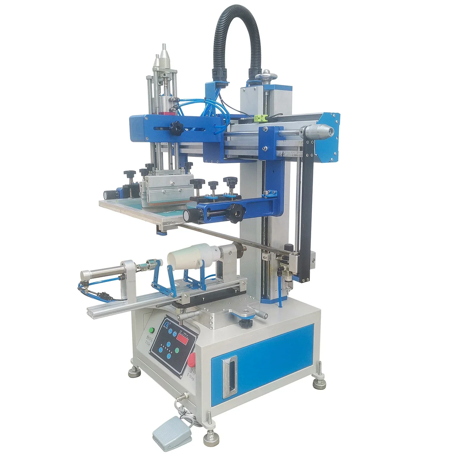1 Color Multi Colors Silk Screen Printer For Plastic Paper Cups Tube Glass Wine Bottles Curved Surface Mugs Printing Machine