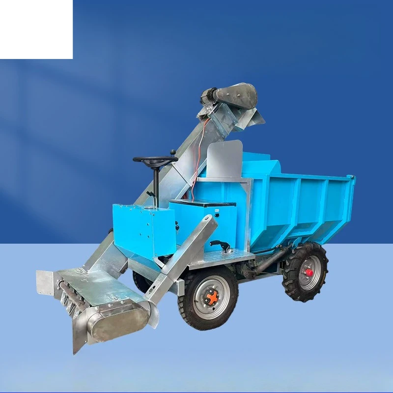 Cattle, sheep and pig house manure cleaning truck, wet and dry manure transfer and cleaning equipment