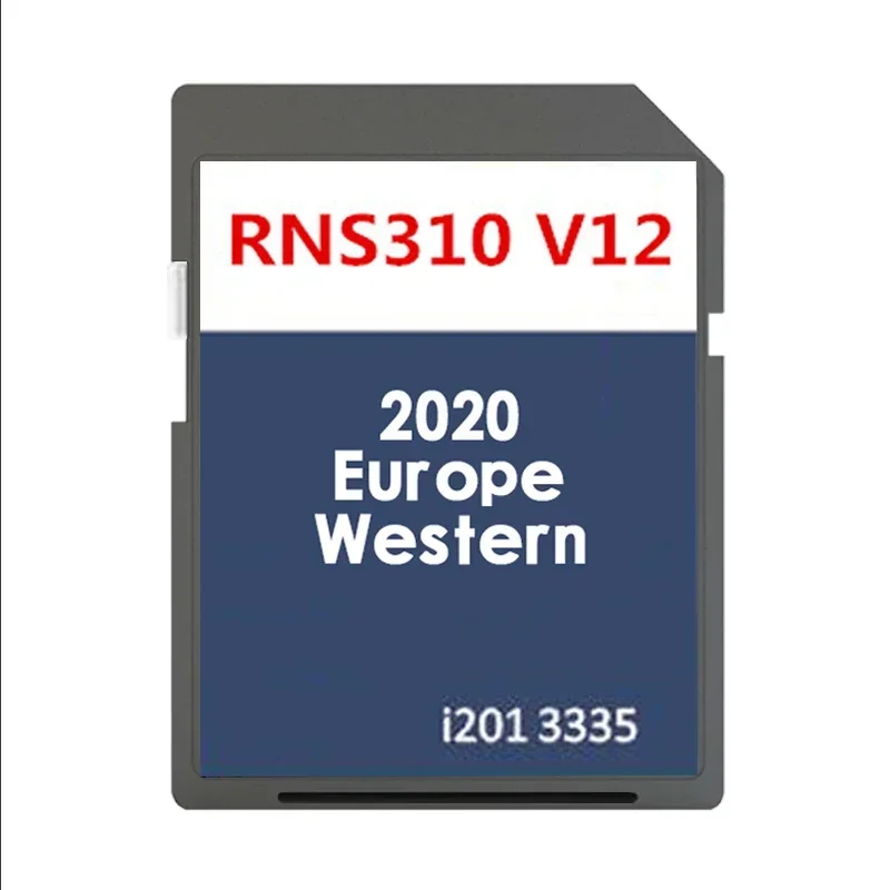 RNS310 V12 West Europe FX Navi SD Card Version 2020 8GB Navigation Maps Update Data Car Accessories