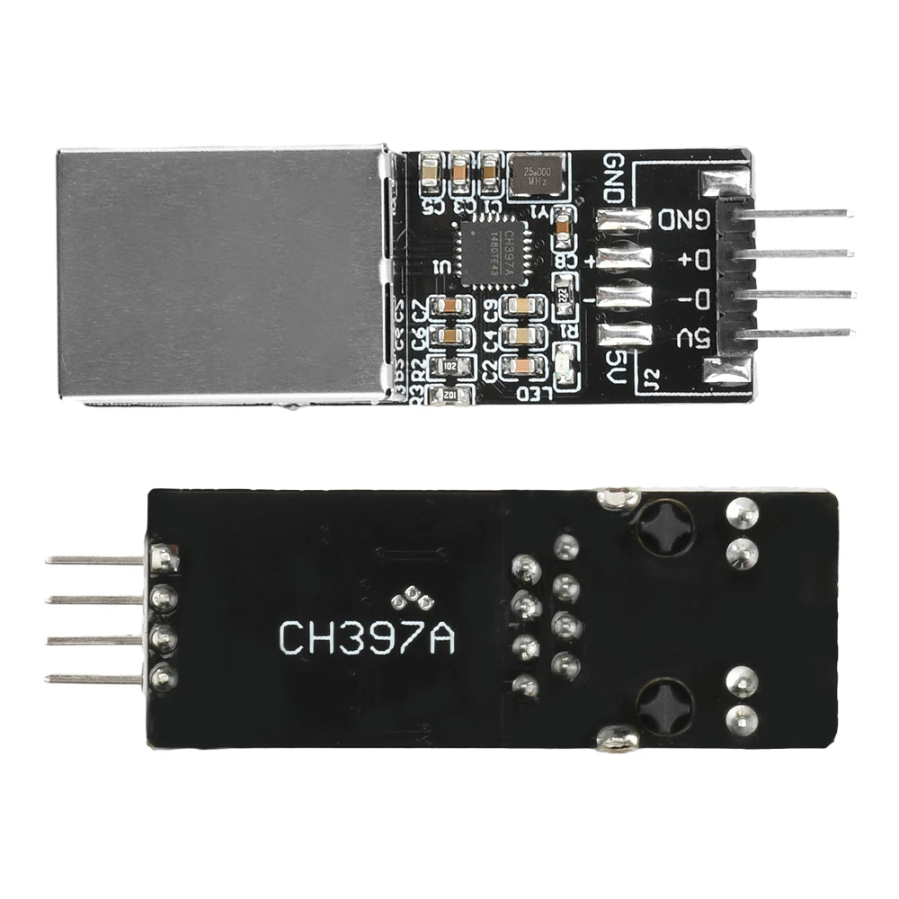 Type-C USB to RJ45 Ethernet Port Network Ethernet Interface Module CH397A Module IPv4/IPv6 RISC-V Processor Ethernet Controller