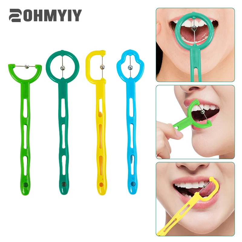 

3/4PCS Kids Tongue Tip Lateralization Elevation Tool Tongue Tip Exercise Oral Muscle Training Autism Speech Therapy Talk Tool