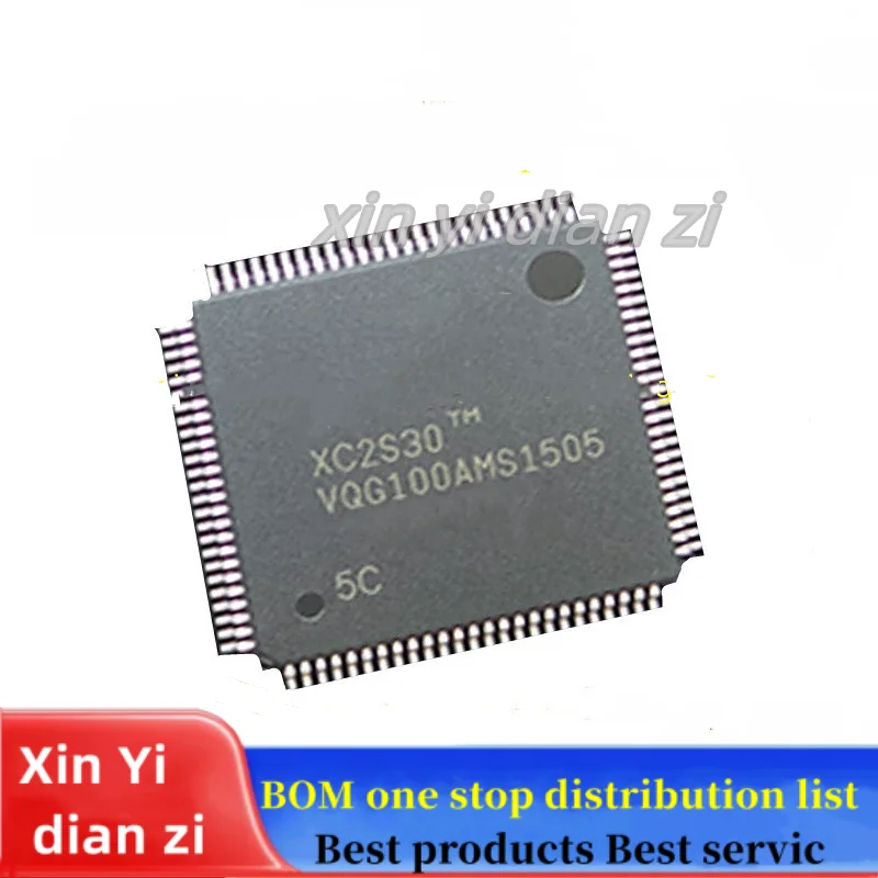 1pcs/lot XC2S30-5VQG100C XC2S30 QFP100  Logic unit ic chips in stock