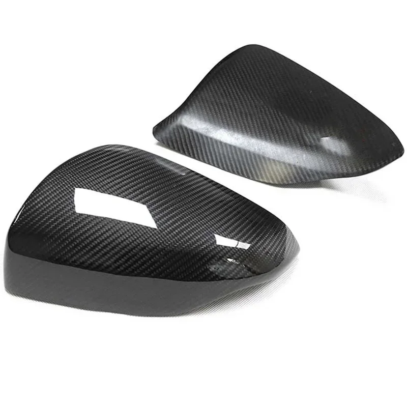 Full Dry Carbon Fiber Car Side Mirror Cover OEM Style Add On RearView Mirror Caps Cover For Subaru WRX LEVOGRS4 STI VB 2022-IN