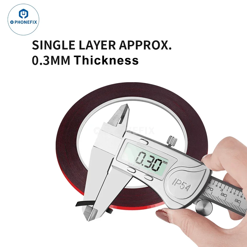 10M Mobile Double Sided Adhesive Tape for Phone Repair Tablet Sponge Side Adhesive LCD Screen Back Cover Sealing Stick Tool Set