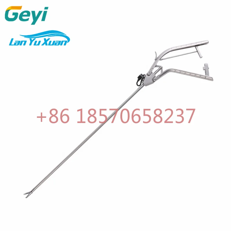 Laparoscopic Gun-shaped needle holder forceps reusable straight head light needle holder