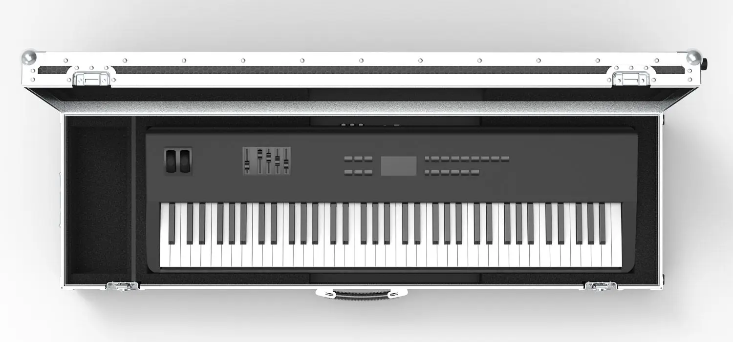 Custom Lightweight Flight Case For 76 Notes Waterproof Key Broad Road Case With OEM & ODM Support