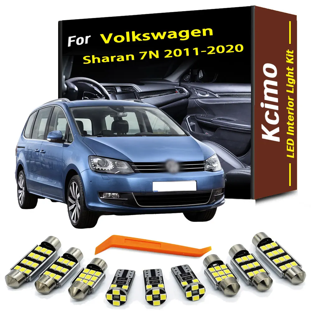 

For Volkswagen Sharan 7N 2011-2020 LED Interior Dome Light Kit, Car Atmosphere Lamp Dashboard Footwell car accessories