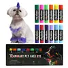 Pet Hair Dye 12 Colors Dog Nail Polish Pen Washable Pet Safe Pet Fur Paint For Different Grooming Pets Temporary Hair Colors 1