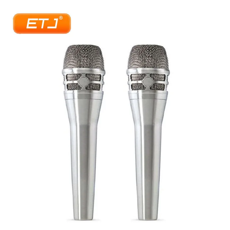 2pcs KSM8 Professional Karaoke Microphone Dynamic Vocal Classic Live Wired Handheld Mic Super-Cardioid Clear Sound