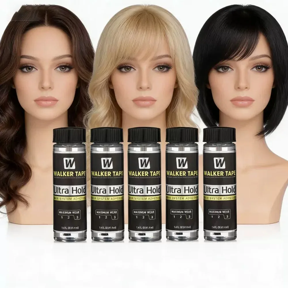 

Оптовая продажа: 5 шт. клея Walker Tape Ultra Hold для систем волос, 41,4 мл (1,4 унции), клей для крепления париков, накладок и прядей на ленте