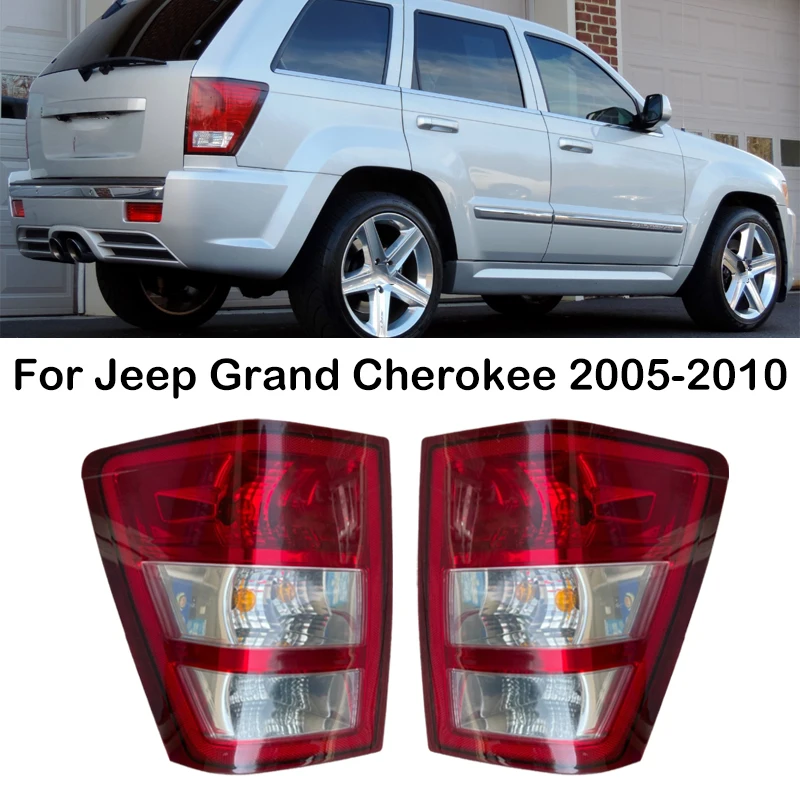 For Jeep Grand Cherokee WH WK 2005-2010 Car Rear Bumper Tail Light Assembly Tail Lamp Rear Stop Brake Lamp 55156614AG 55156615AG