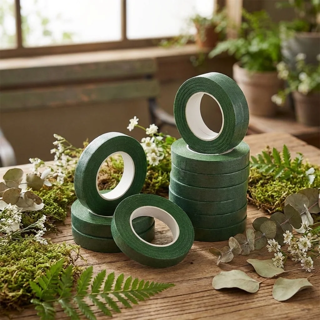 New High Quality DIY Floral Paper Tapes Multifunctional Craft Floriculture Tape Self-adhesive Floral Crafts Stamen Wrapping Tape