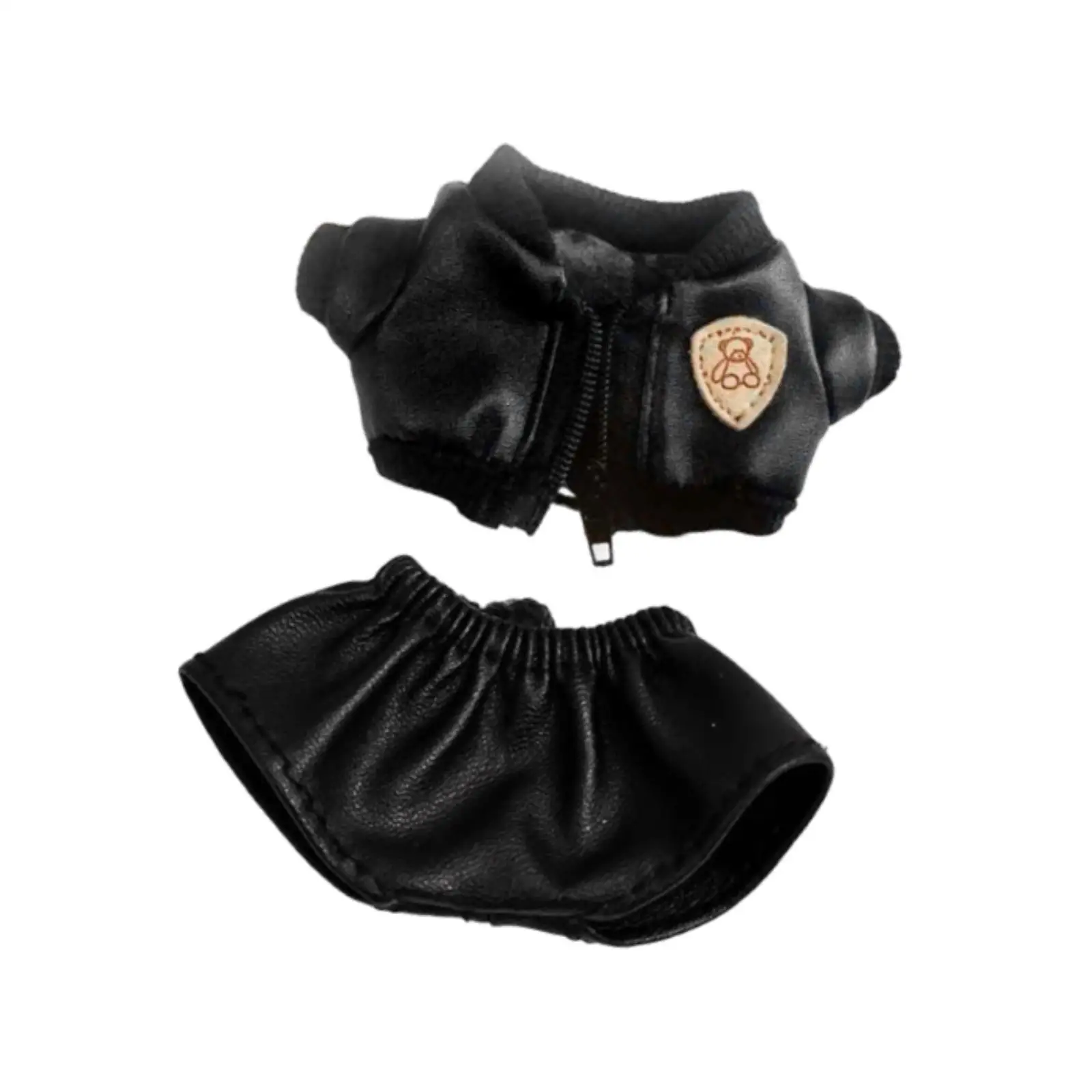 Conjunto de roupas de bonecas diy artesanal fingir jogar moda boneca macia trajes de roupas para 15cm bonecas menina meninas meninos presente diy