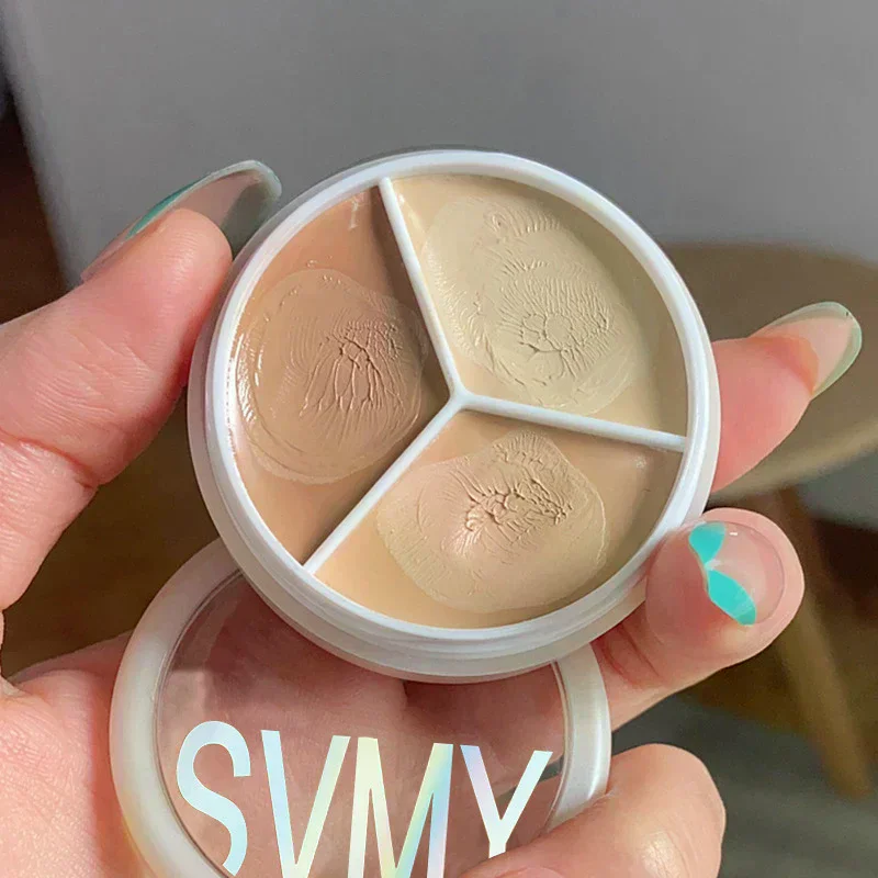 SVMY 3 Color Concealer Covering Face Spots And Blemishes Effectively Covering Dark Circles Waterproof Long-lasting And Natural