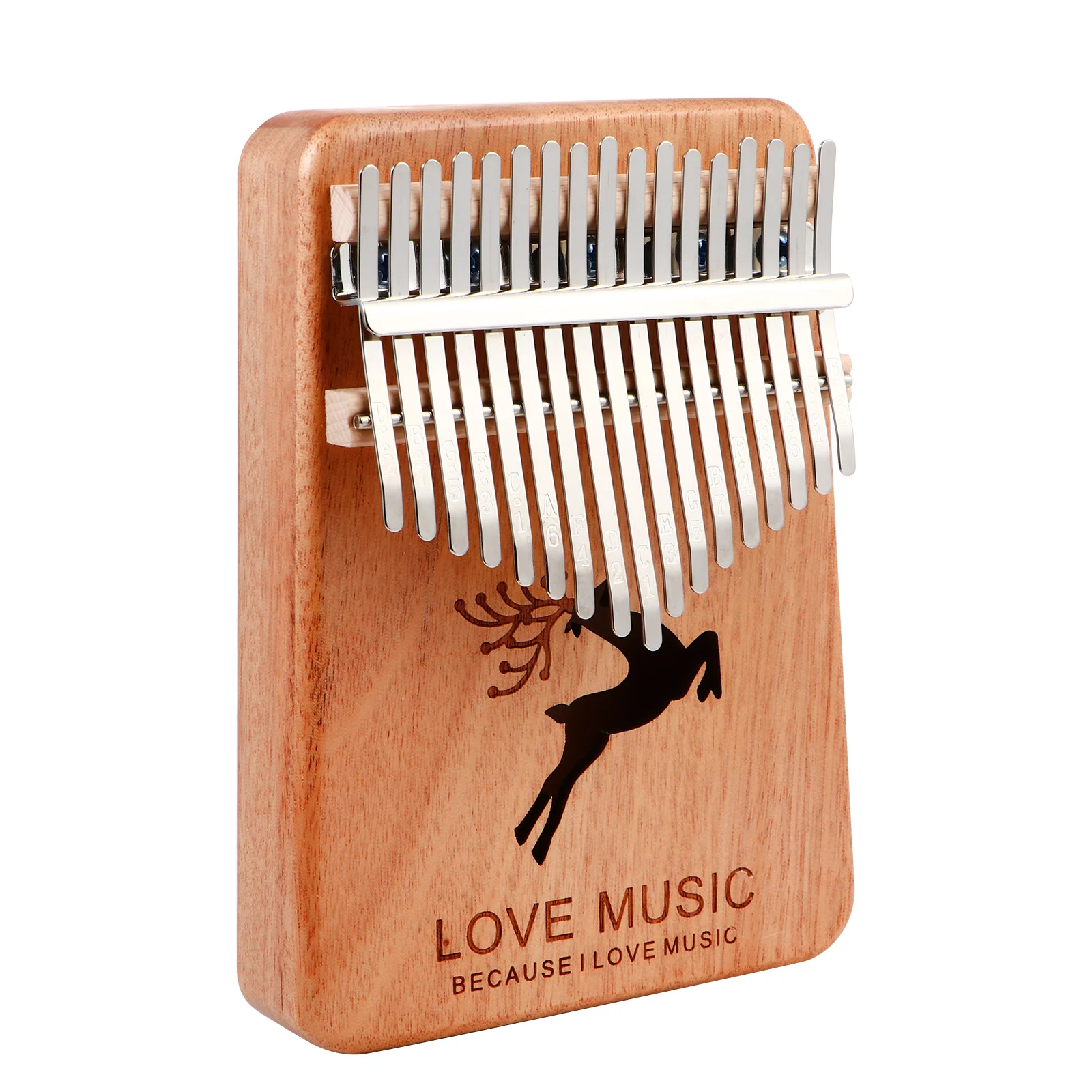 

Play Finger Piano Music Instrument Musical Thumb Portable Kalimba for Adults