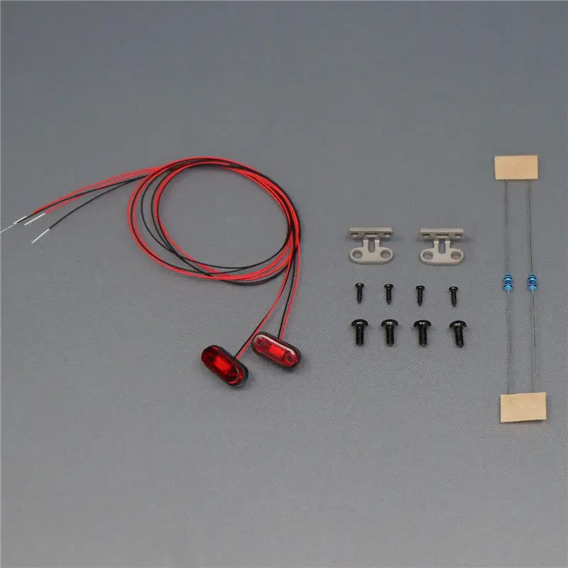 LED Width Indicator Light Warning Light CBD-1A for 1/14 Tamiya RC Truck Trailer Tipper Scaniaa 770S R620 Actros Volvoo MANN Part