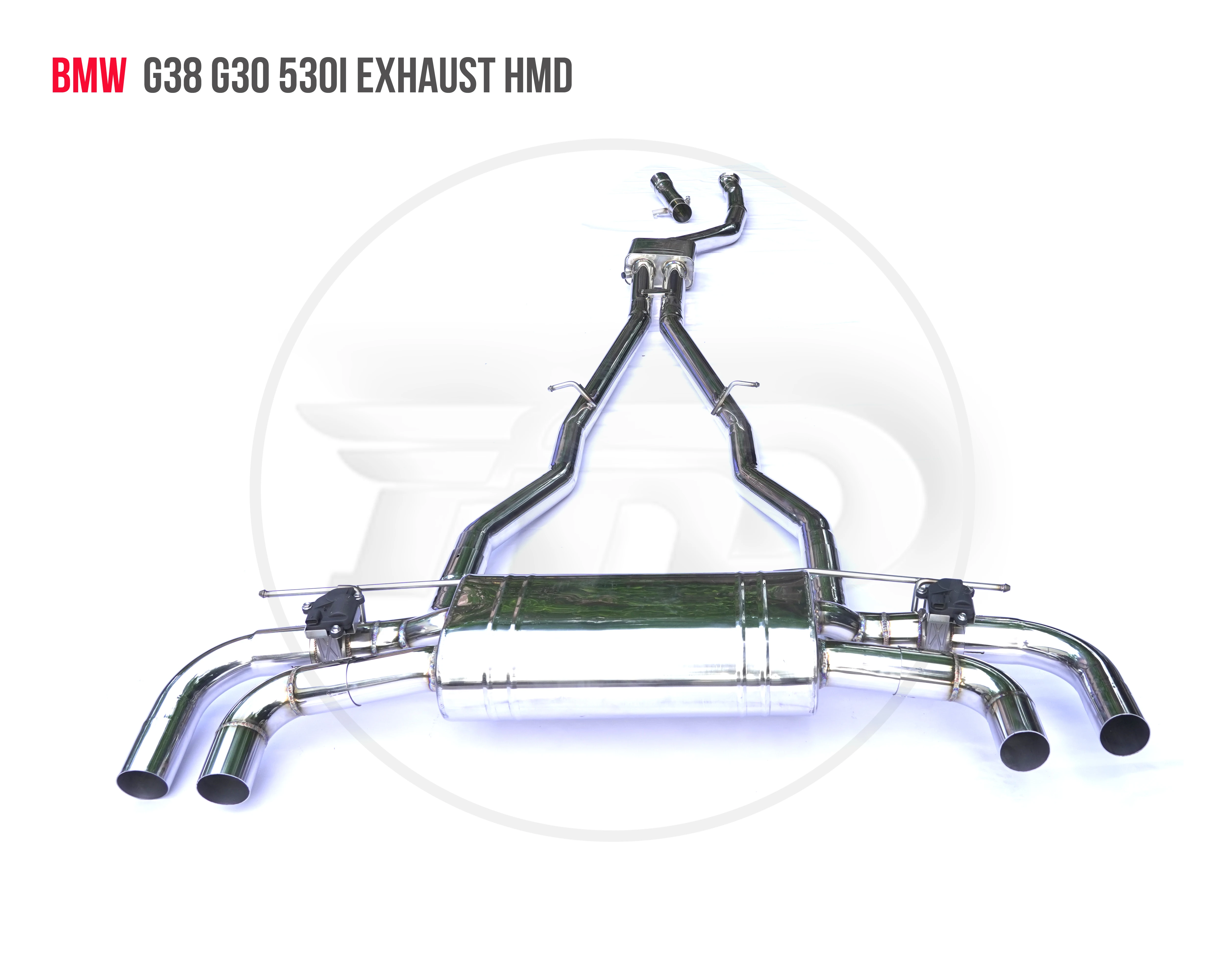 

Выхлопная труба из нержавеющей стали, выпускная труба коллектора подходит для BMW G30 G38 530i 540i, автоматическая модификация, электронный клапан