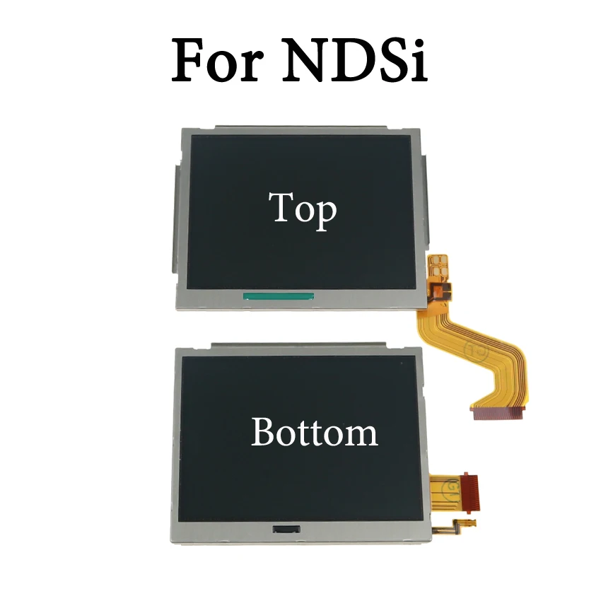 Cltgxdd konsol permainan, 3DS i L untuk NDS baru 3DS XL LL layar LCD atas bawah atas bawah layar Monitor LCD 1 buah