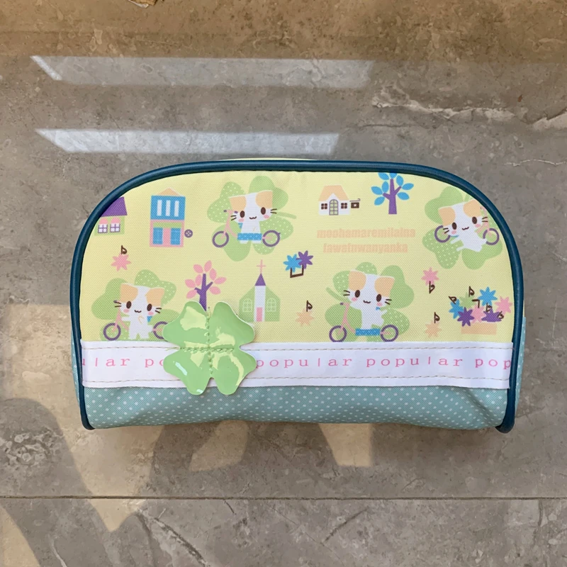 Masyumaro Fluffy Fuwa Nyanko Cat Pencil Case Pouch Pen Bag Anime Kawaii Cute School Pencil Cases for Girls Kids