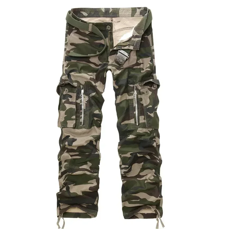 

TPJB New Street Military Camo Cargo Pants Men Hot Camouflage Cotton Workout Men Trousers Spring Autumn