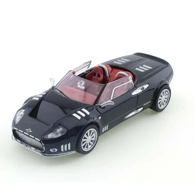 DCT 1/64 Spyker C12 modelo de coche deportivo coches Vintage JDM vehículo aleación Diecast Metal modelo niños regalo de Navidad juguetes para niños