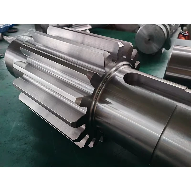 China Professional Customized Gear Shaft Forging Steel Gear Shaft Spur Gear Shaft Quick Delivery Factory Price Manufacturer