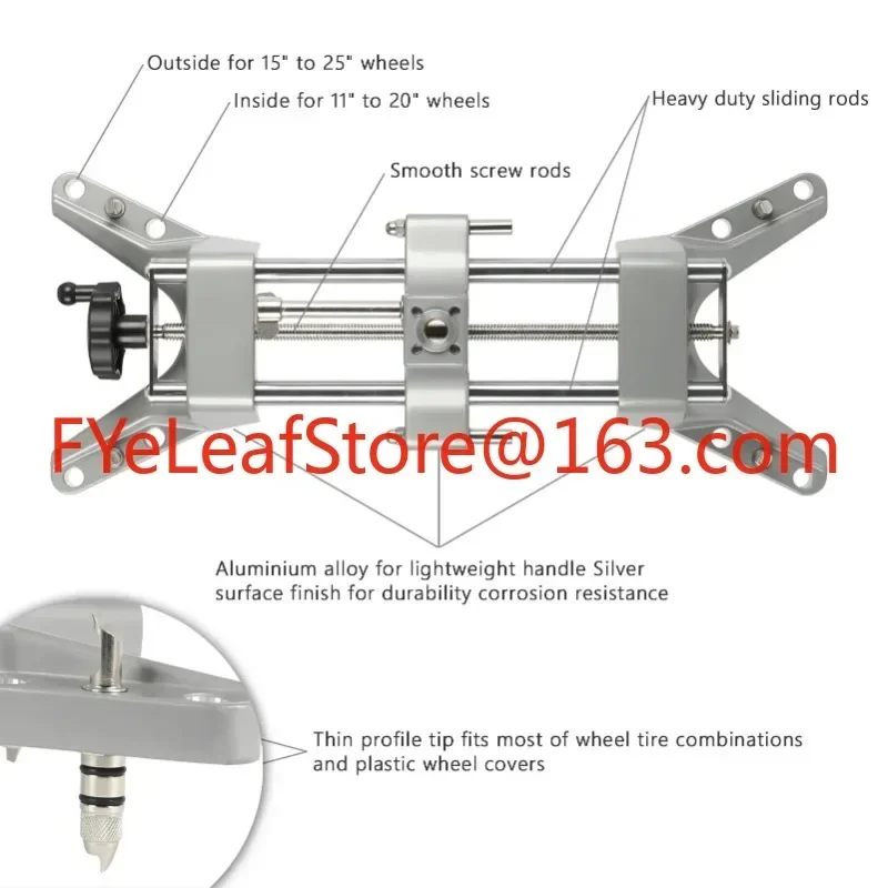 3D Wheel Alignment Machine Car Clamp fits 11-25\