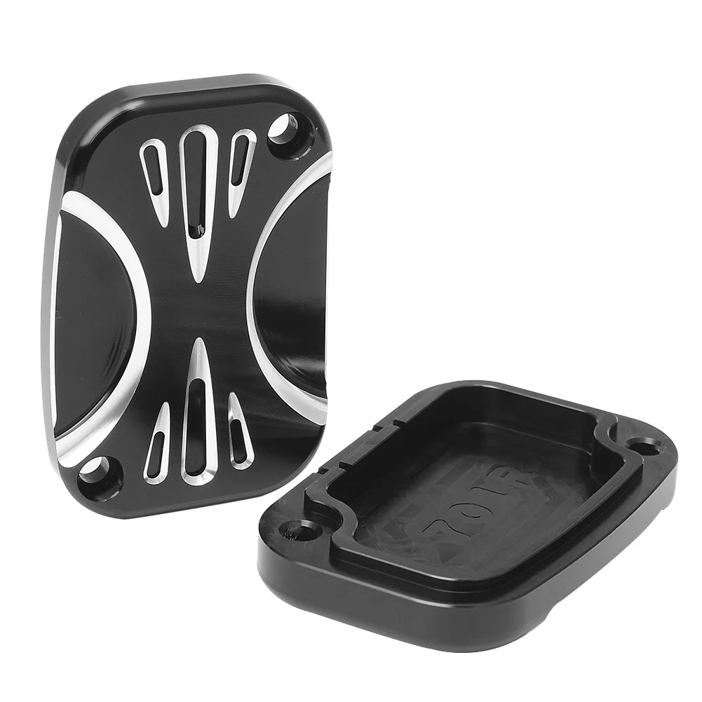 Universal Motorcycle Brake And Clutch Master Cylinder Cover for Harley Touring Street Road Glide Custom FLHTCU Ultra V-Rod FLRT