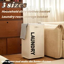 Foldable Dirty Clothes Basket Trolley Large Capacity Laundry Basket With Handle And Wheels Portable Clothing Quilts Storage Box