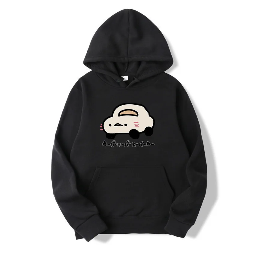 

Autumn Winter New Cartoon Car Print Hoodie Sweatshirt Unisex Korean Style Casual Simple Top Men Women Fashion Streetwear