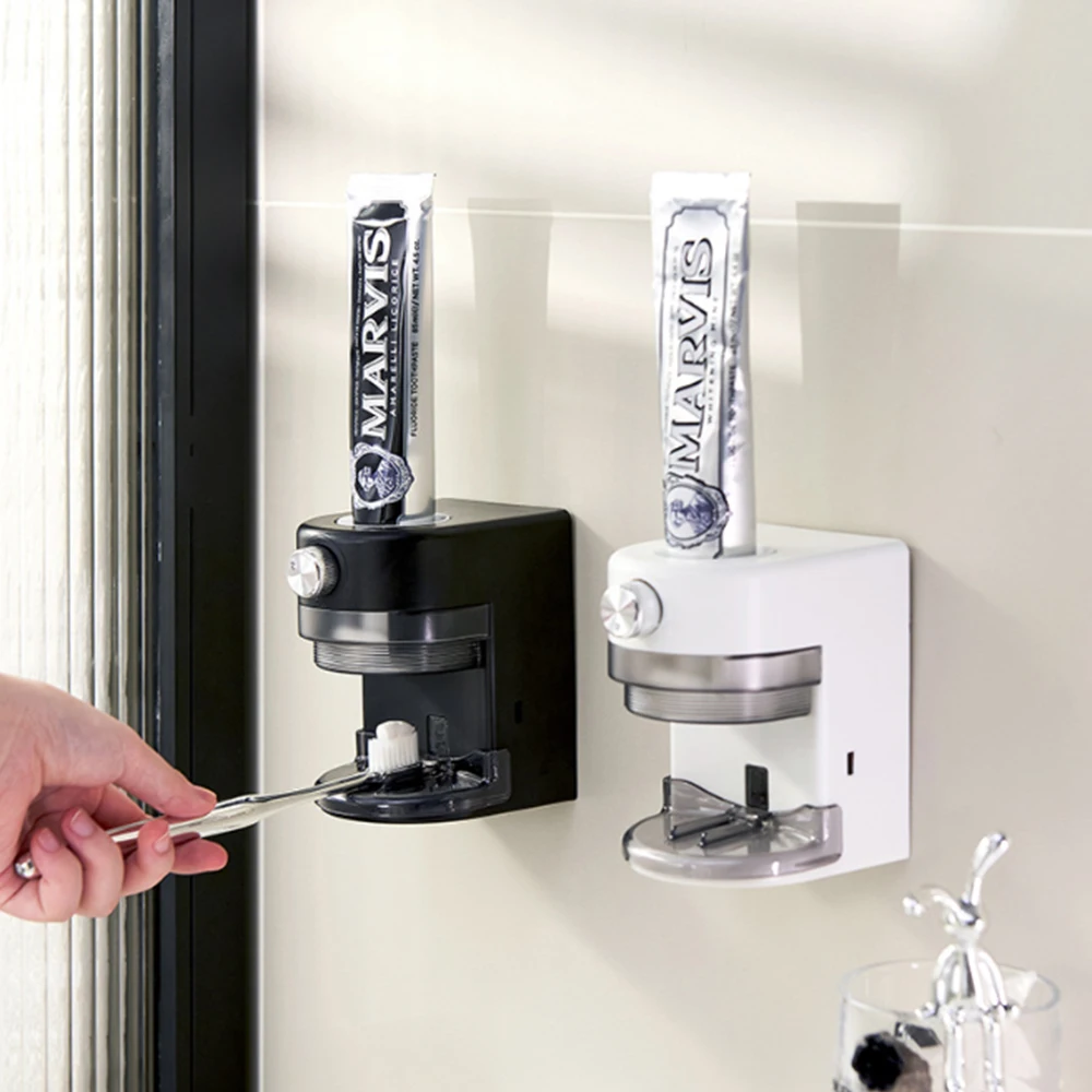 

New Smart Toothpaste Dispenser Automatic Sensor Electric Wall Mounted Tooth Paste Squeezer USB Removable Bathroom Accessories