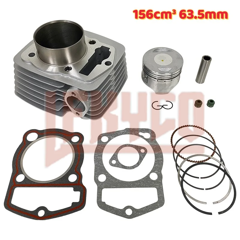 Motorcycle Big Bore 63.5mm Cylinder Piston Gasket Kit Motor for Honda CRF150F CRF150 F WY156FM 2003 2004 2005 Modified Motoblock