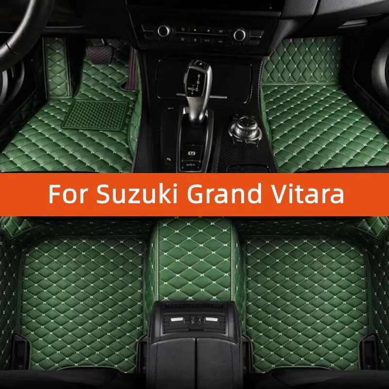 

Custom Leather Car Floor Mat For Suzuki Grand Vitara 2013 2014 2015 2016 2017 2018 2019 2020 Car Mat Interior Accessories